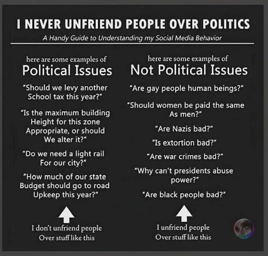 Is human decency political?  Not to us.